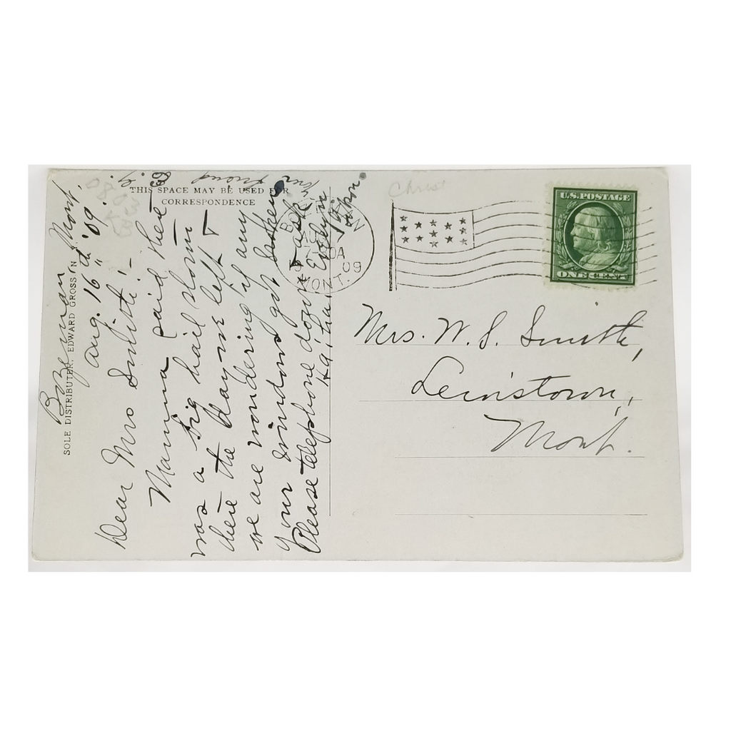 Romantic Postcard Edwardian Couple A Fisherman's Luck Artist Christy