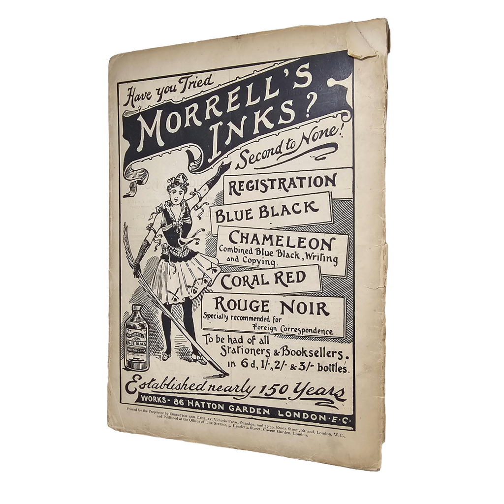 Art Nouveau Mag Christmas Cards & Their Designers Gleeson White 1894 Studio