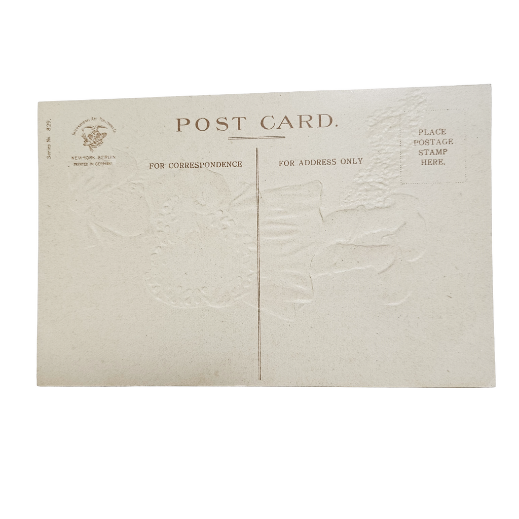 Valentine Postcard Dutch Child Holding Heart Series 829 Artist Griener