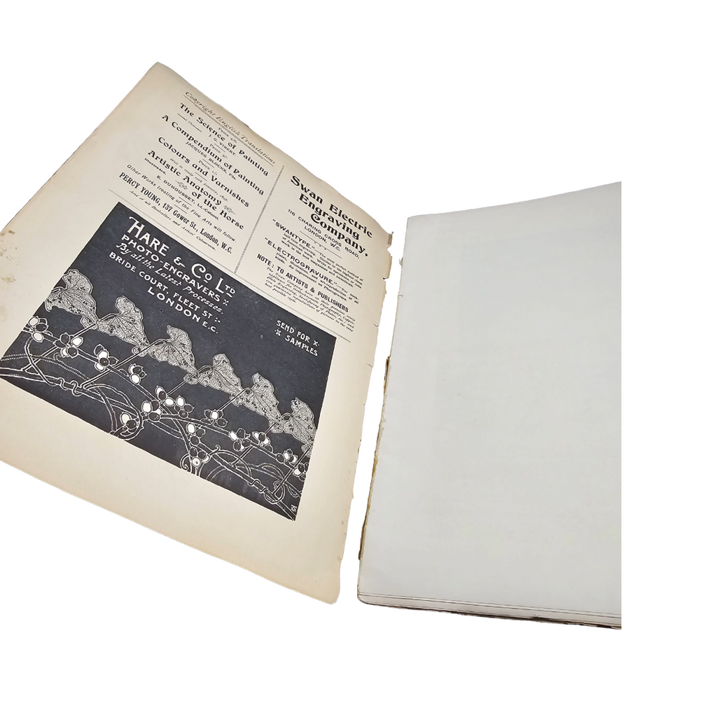 Art Nouveau Mag Christmas Cards & Their Designers Gleeson White 1894 Studio