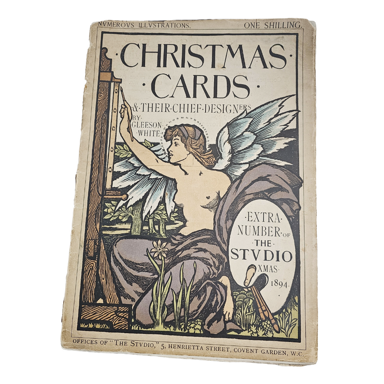 Art Nouveau Mag Christmas Cards & Their Designers Gleeson White 1894 Studio