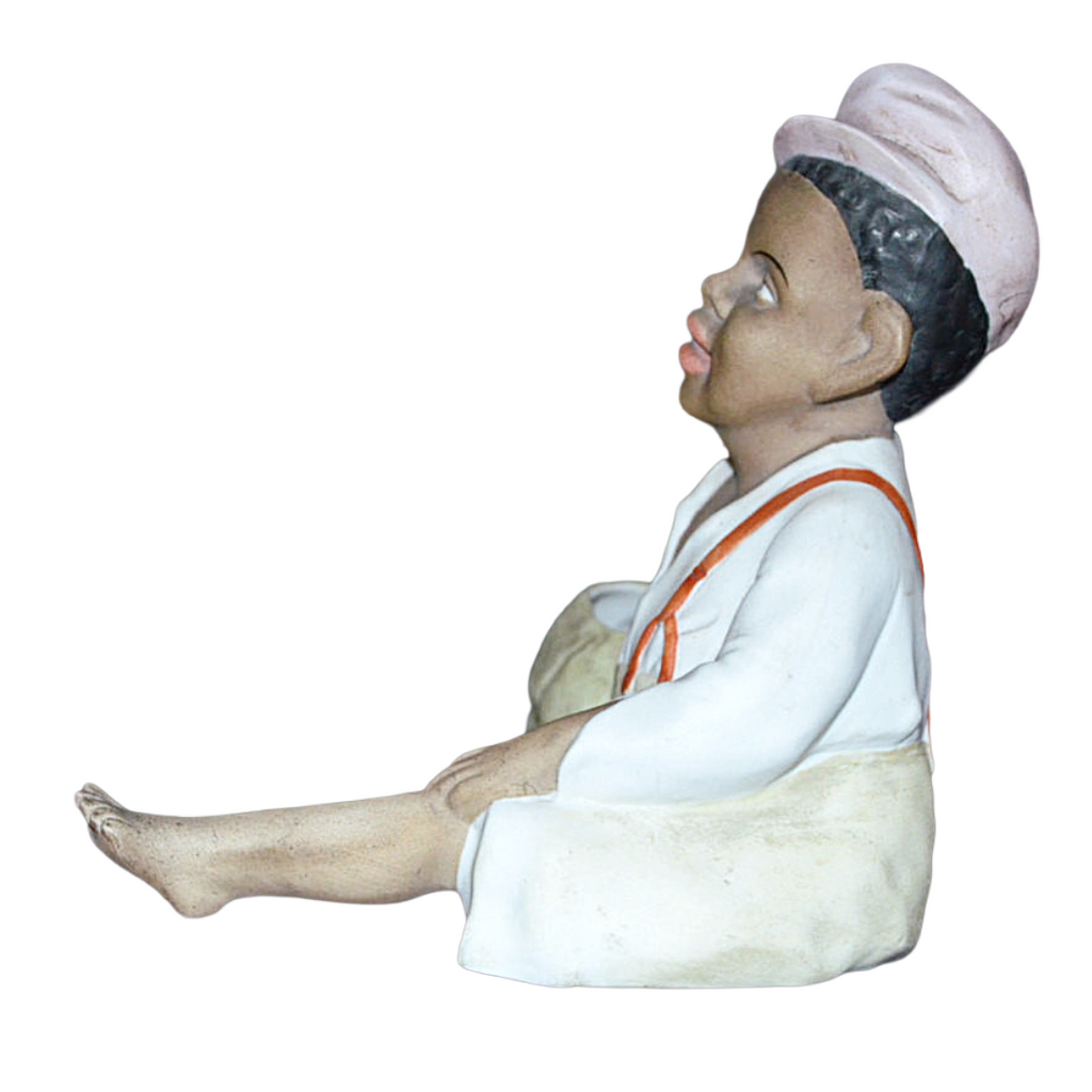 Black Americana African Boy Holding Watermelon