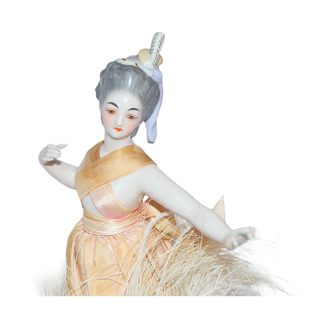 Kister Porcelain Half Doll Ballerina Dancer French Market Design