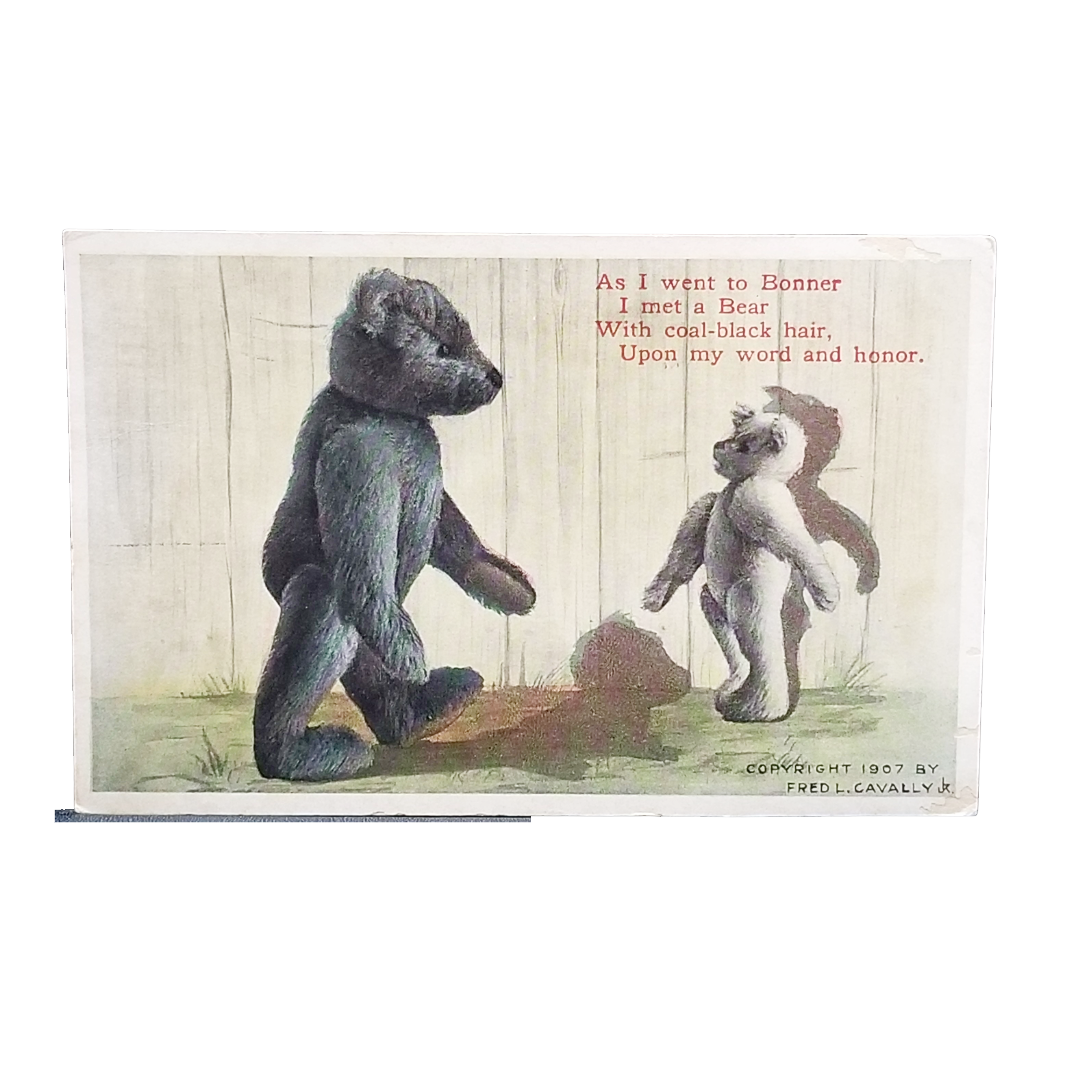 Humanized Bears Greeting Artist Cavally Mother Goose Series