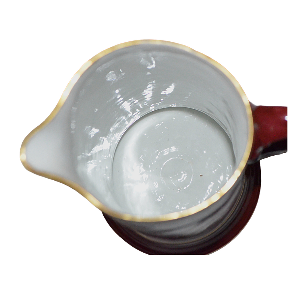 Ravenwood Porcelain Hand Painted Tankard Pitcher French Mold