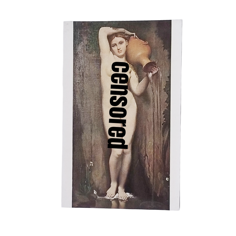 People in Art Woman w/ Jug The Source Artist Jean Auguste Dominique Ingres Louvre Paris France