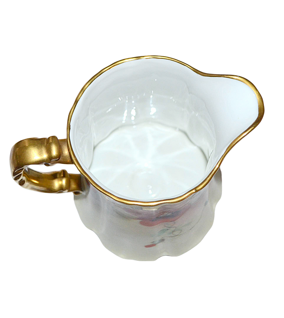 Bavaria Porcelain 7pc Painted Poppies Lemonade Water Set