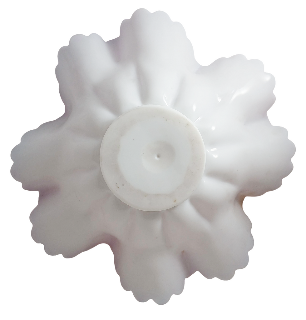 Mt Washington Cranberry Pink Opalescent Cased Glass Bride's Bowl