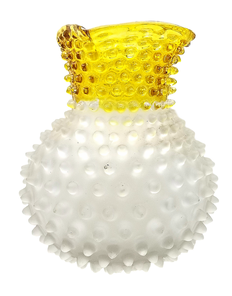 Hobbs EAPG Frances Dew Drop Hobnail Lemonade Pitcher Set