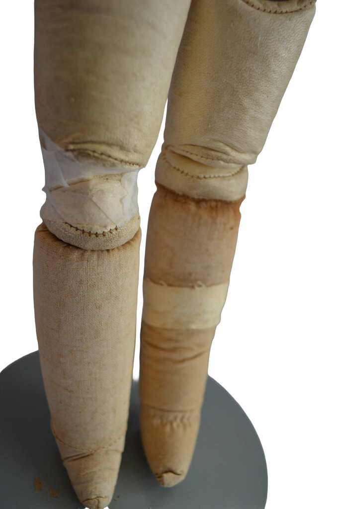 Antique German Porcelain Bisque Doll Kley Hahn 20" Tall