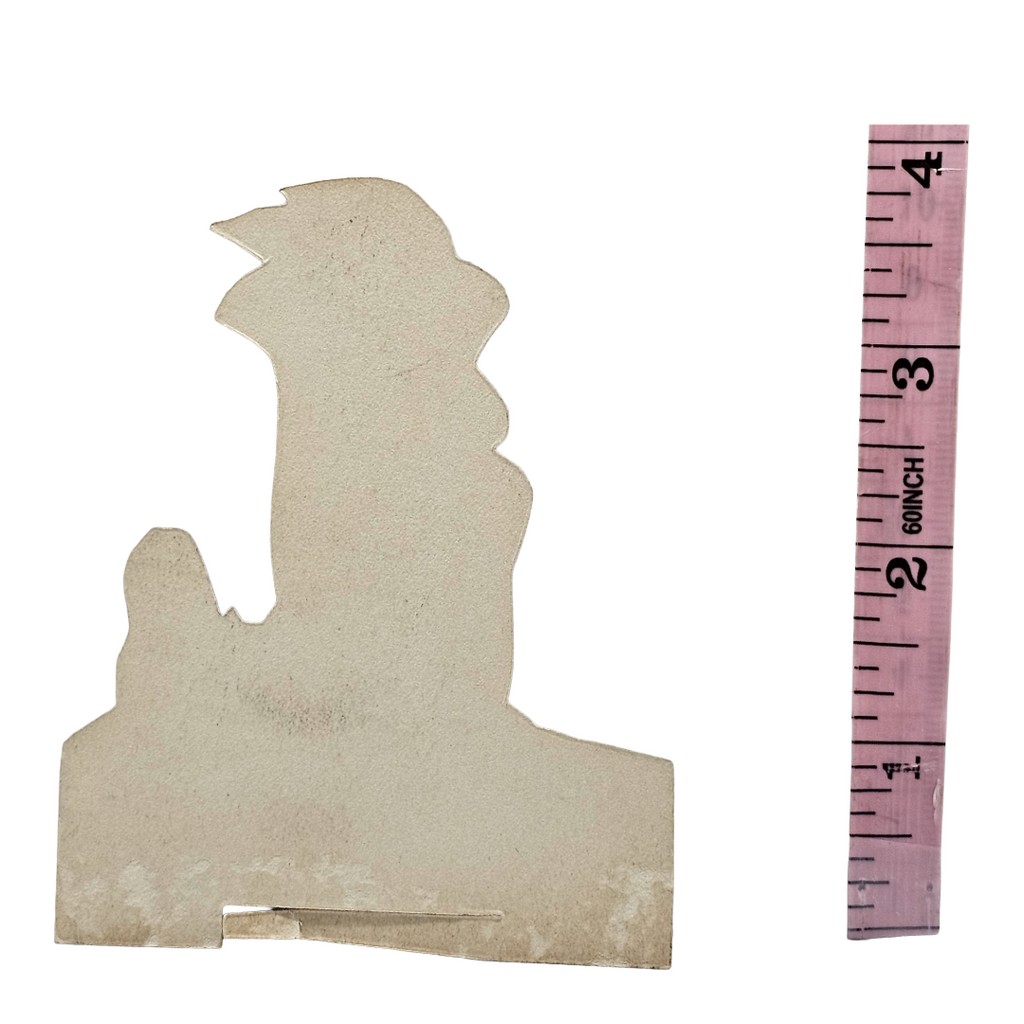 Five (5) Vintage Dennison Halloween Place Cards: Deco Girl in Corn, Black Cat