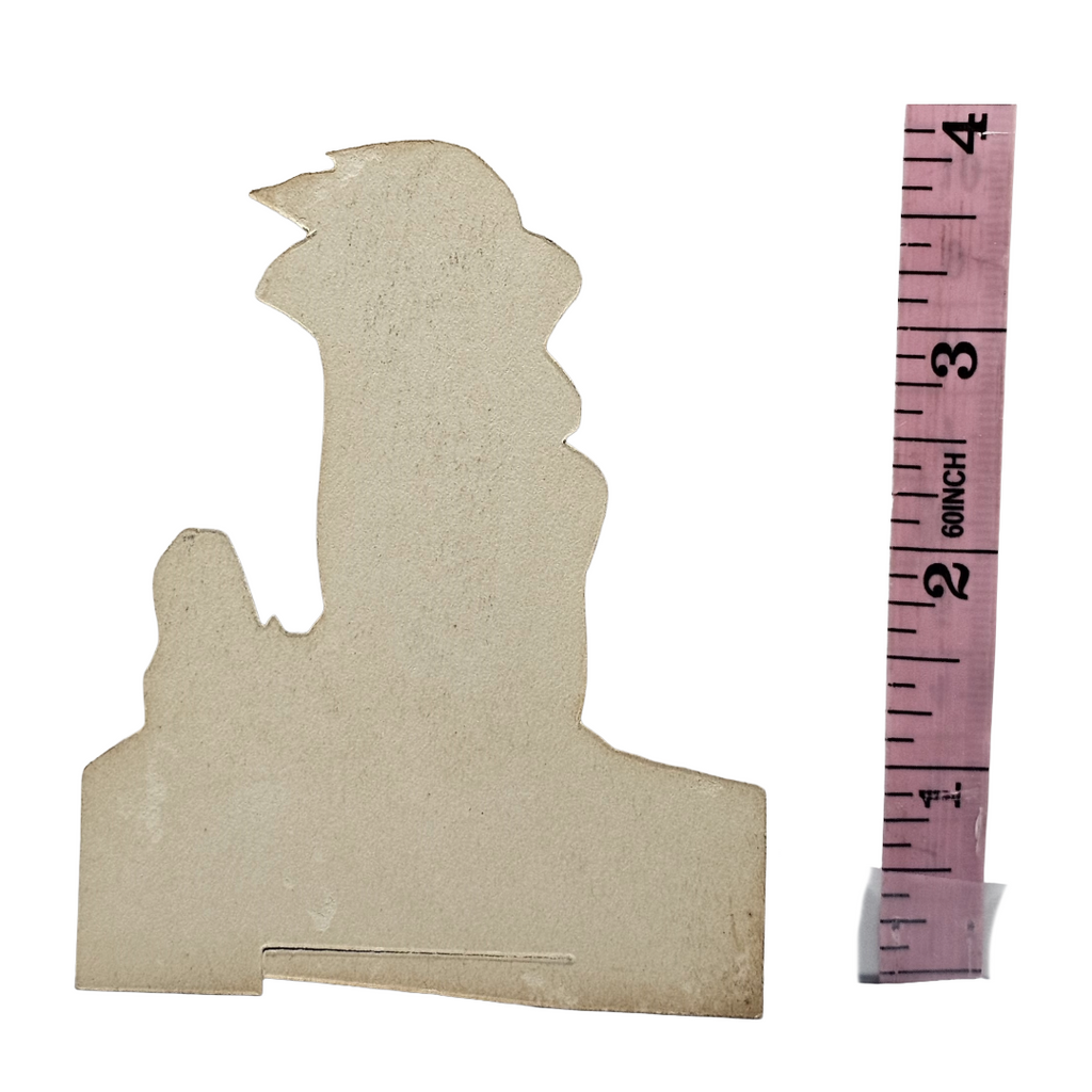 Five (5) Vintage Dennison Halloween Place Cards: Deco Girl in Corn, Black Cat