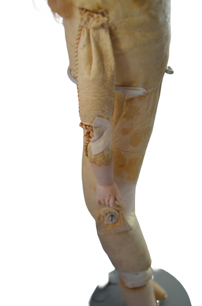 Antique German Porcelain Bisque Doll Kley Hahn 20" Tall