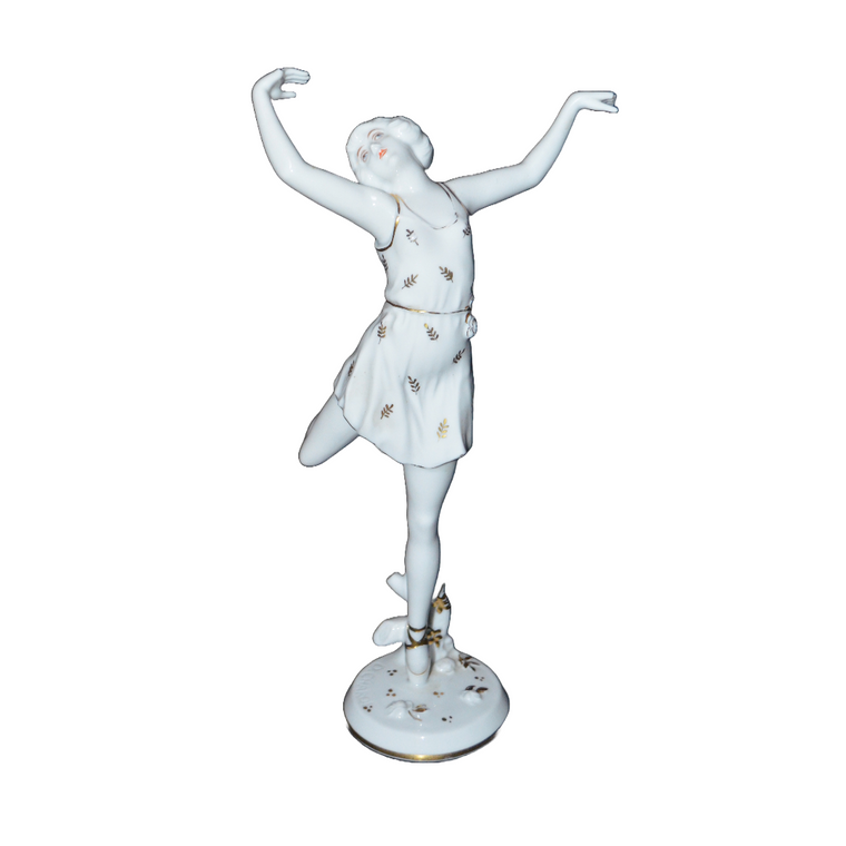 Rosenthal Dancing Lady Decor Figurine Model 211 Spring Artist Charol