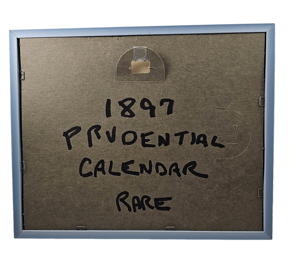 Victorian Prudential Insurance 1897 Framed Children Calendar