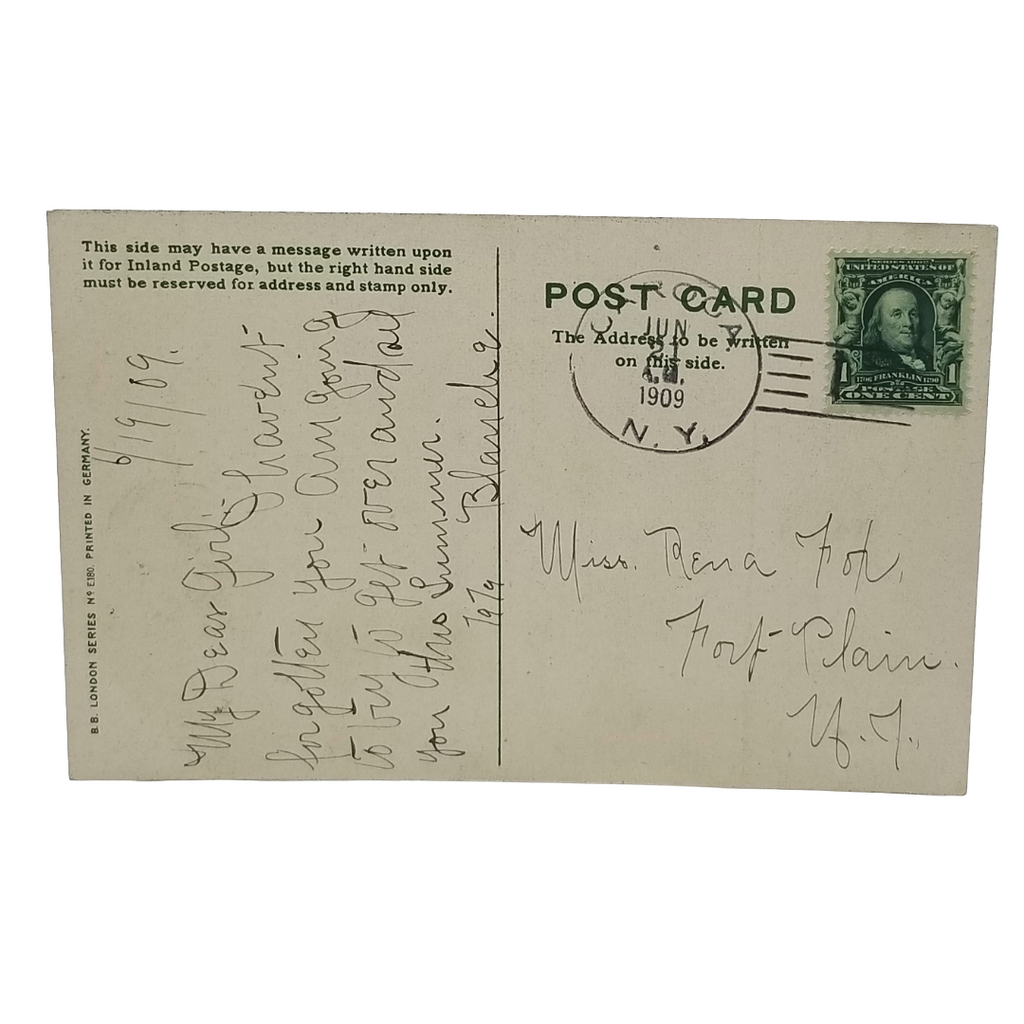 Saint Patrick's Day Postcard Loch Leane Killarney Silver Green