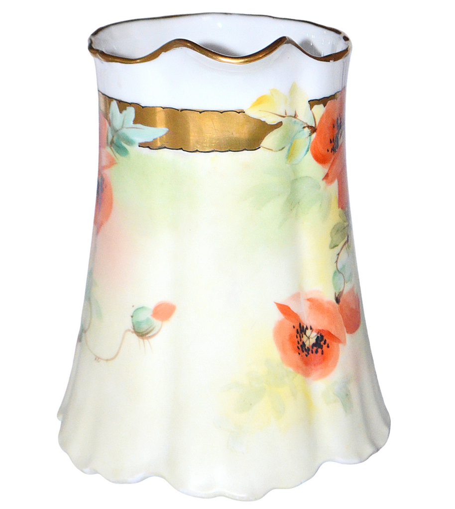 Bavaria Porcelain 7pc Painted Poppies Lemonade Water Set