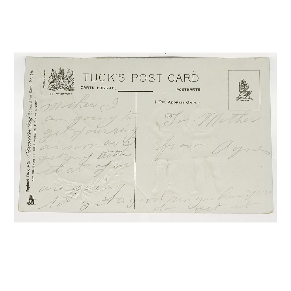 Patriotic Postcard Decoration Day Memorial Day Civil War Soldiers Tuck 158