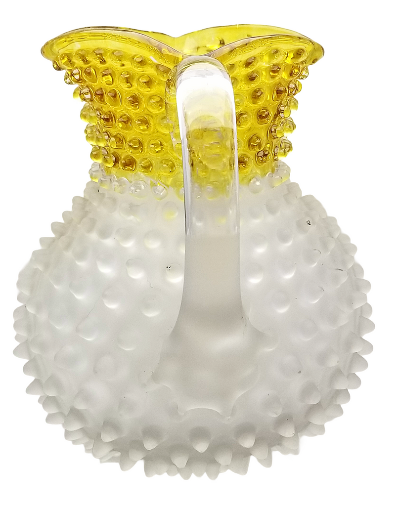 Hobbs EAPG Frances Dew Drop Hobnail Lemonade Pitcher Set