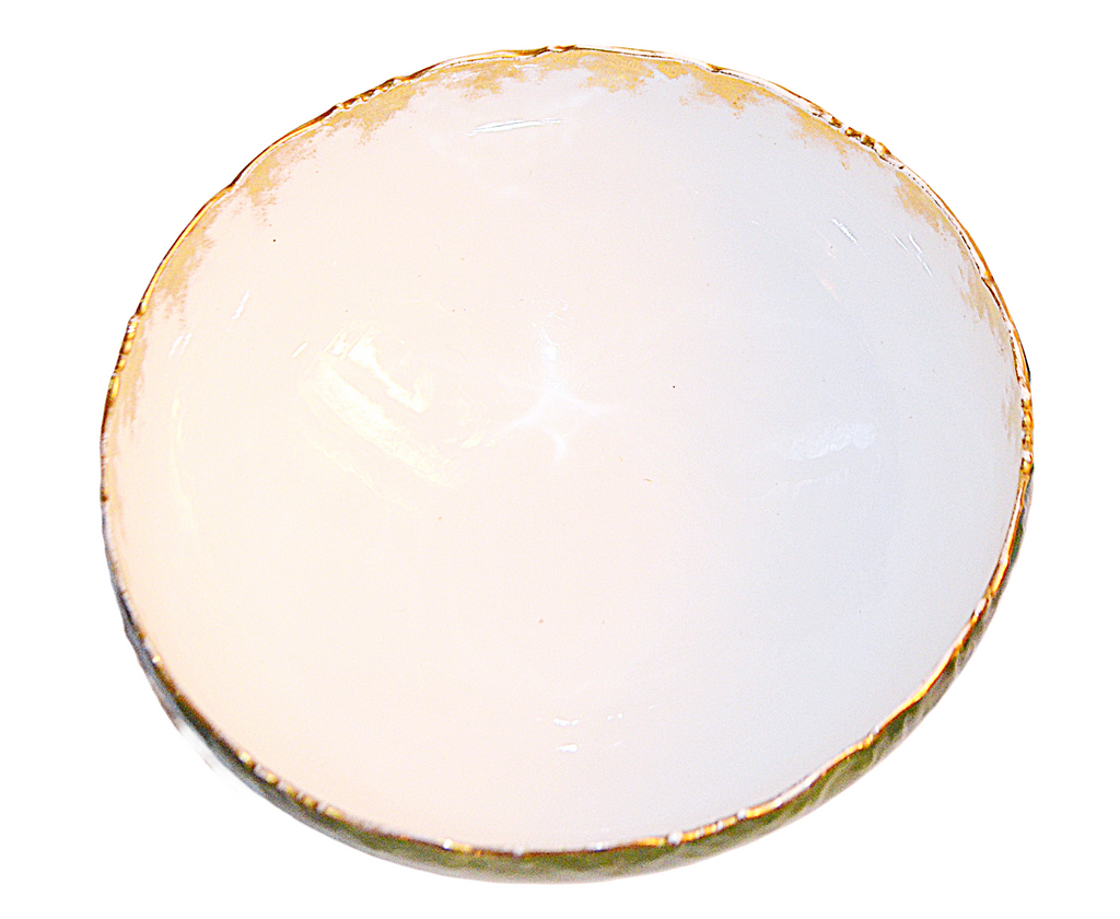 Limoges Punch Bowl Ravenwood Studios Sinclaire Hand Painted Primrose