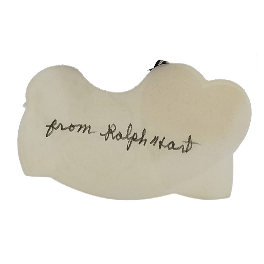 Vintage Valentine Die Cut Card Cupid Shooting Arrow at Heart