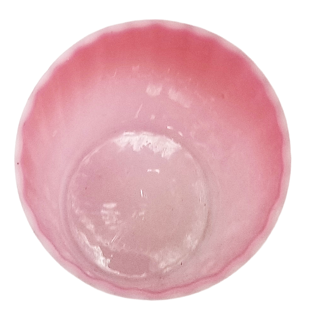 c1887 RARE HOBBS Brockunier Glass NEAPOLITAN Opalescent Stripe Tumbler Opaline