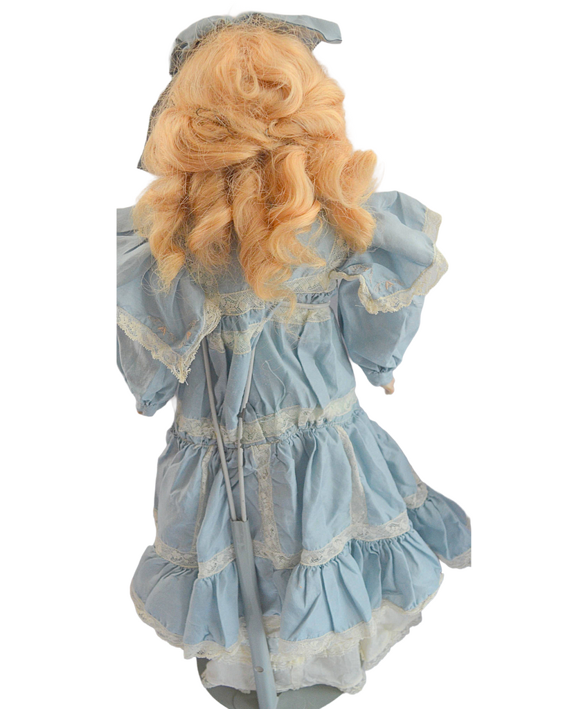 Antique German Porcelain Bisque Doll Kley Hahn 20" Tall