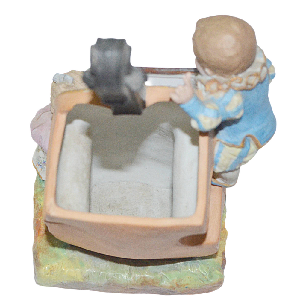 Antique French Paris Sevres Samson Porcelain Figurine Children w/ Cello