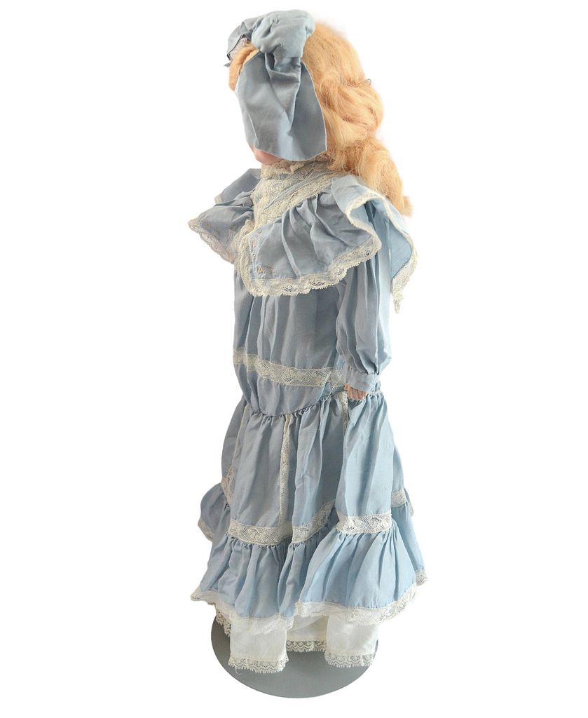 Antique German Porcelain Bisque Doll Kley Hahn 20" Tall