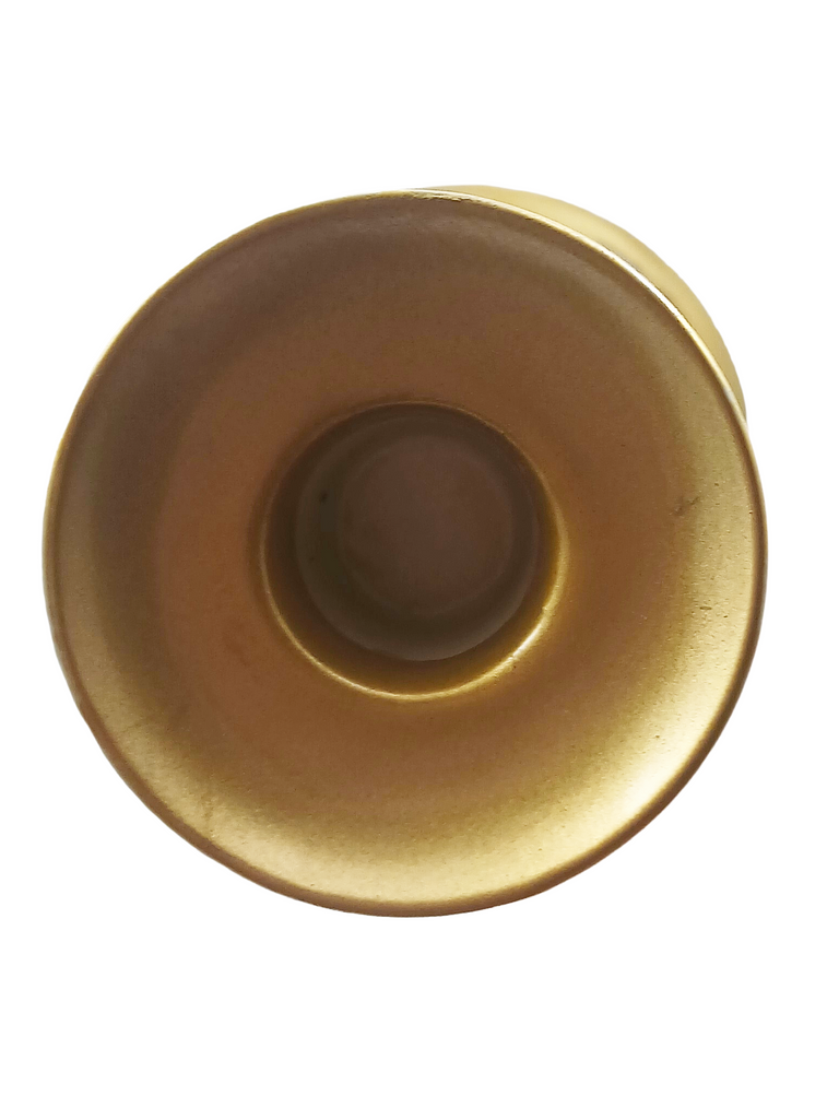 Limoges Porcelain Candle Holders Hand Painted Violets Artist Signed Perl