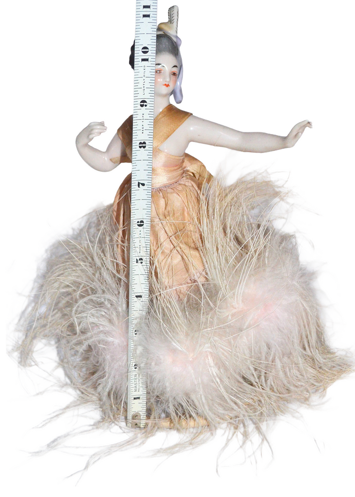 Kister Porcelain Half Doll Ballerina Dancer French Market Design