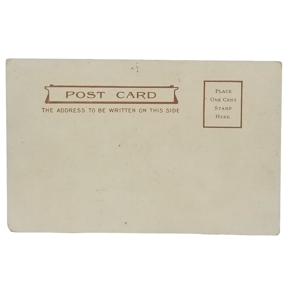 Antique 1906 Christmas Postcard Blue Robe Santa Claus Letter | Tower Mfg Co Undivided Back Post Card