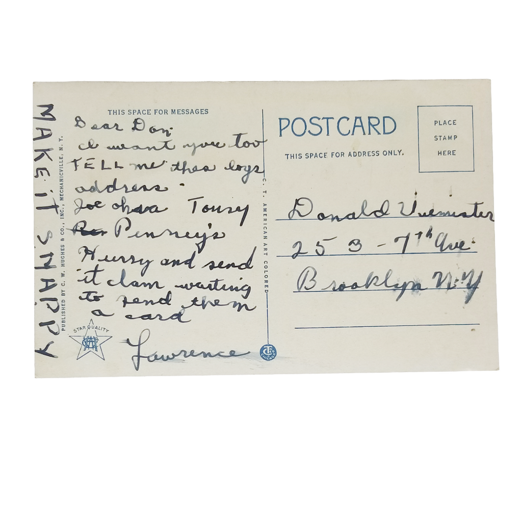 Vintage Mohawk Trail Berkshire MA Postcard