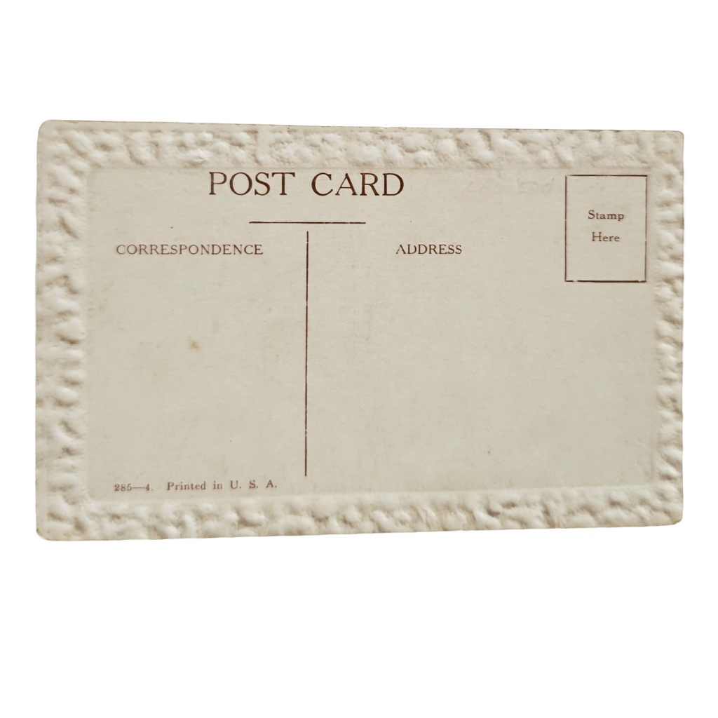 Romantic Comic Postcard "Who's Looney Now?" Artist C. Hobson Couple Strolling