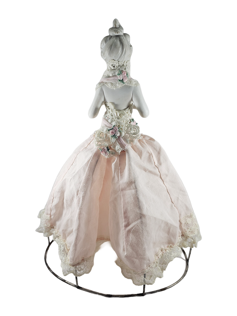 Karl Schneider German Porcelain Half Doll Marie Antoinette Figurine