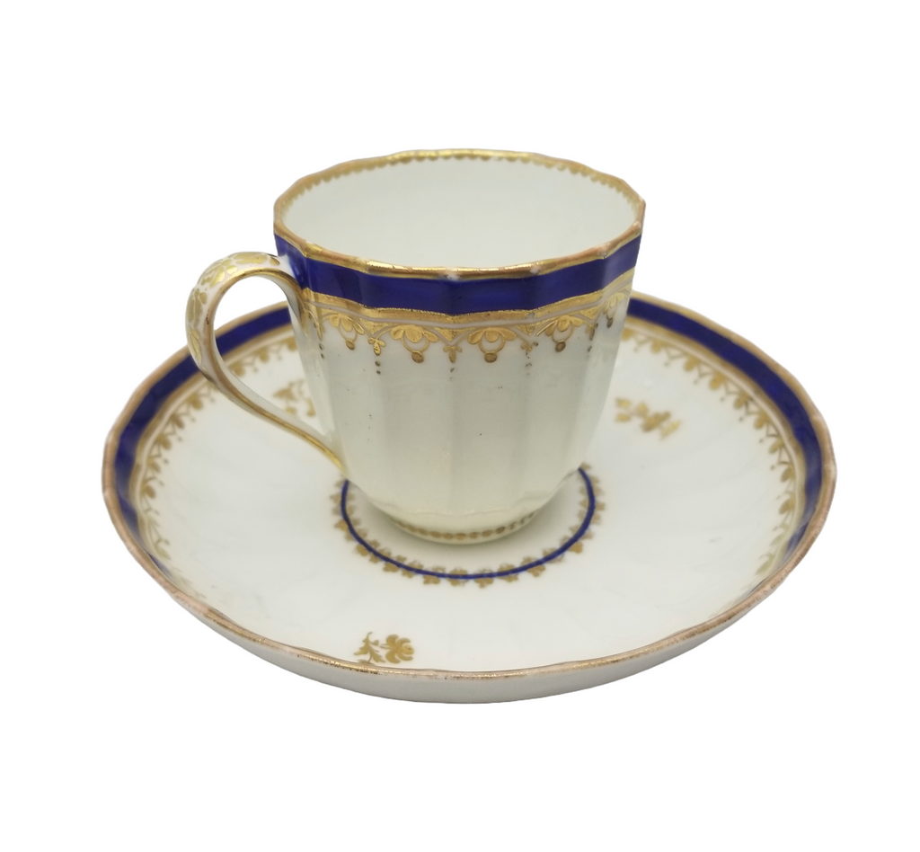 English Derby Porcelain Duesbury Period 18th Century Cup & Saucer Set