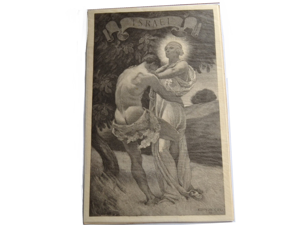 Original Antique Etching Woodcut ENGRAVING Harry Davidson Artist Proof After Kenyon Cox for Century Magazine May 1887