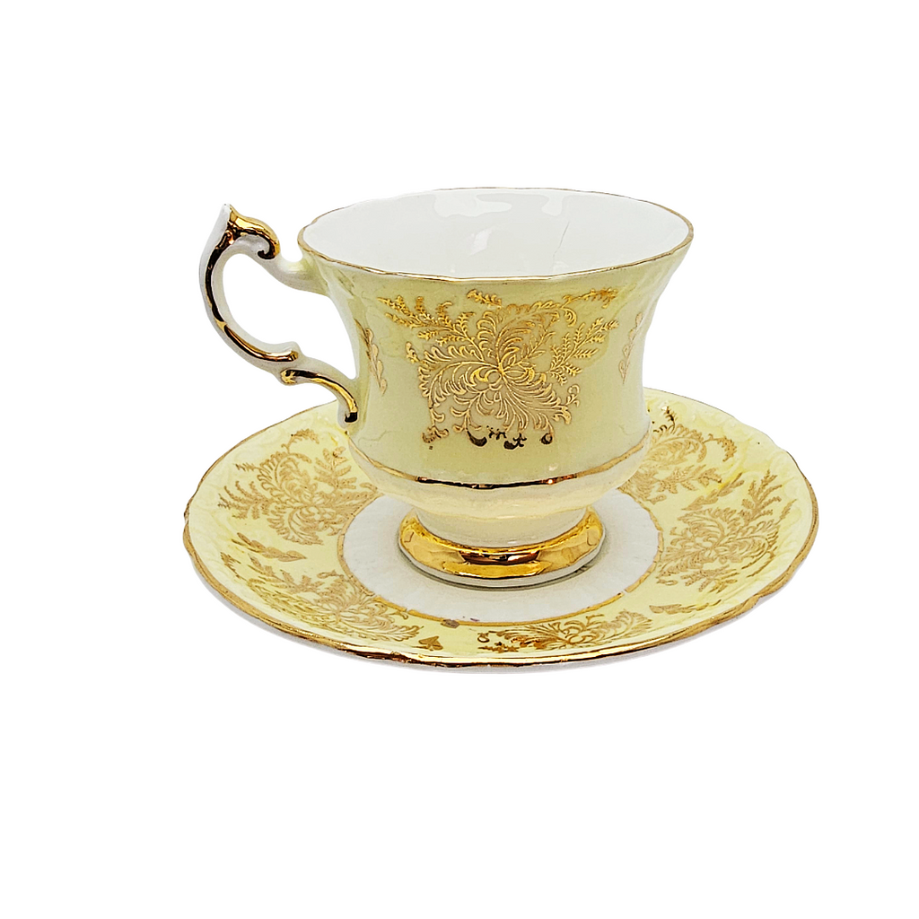 Vintage Paragon Porcelain Cup & Saucer | English Bone China Rose Teacup Set