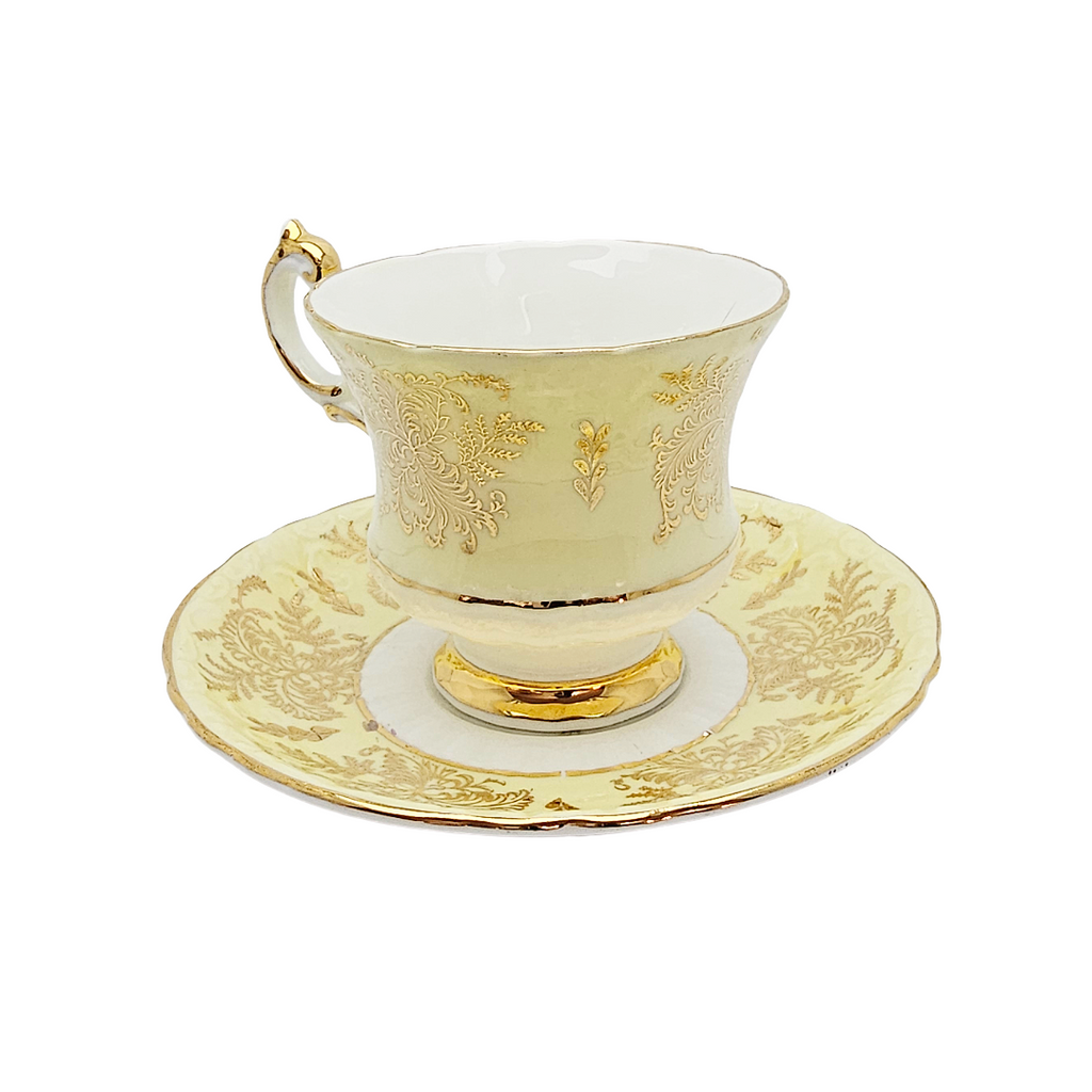 Vintage Paragon Porcelain Cup & Saucer | English Bone China Rose Teacup Set