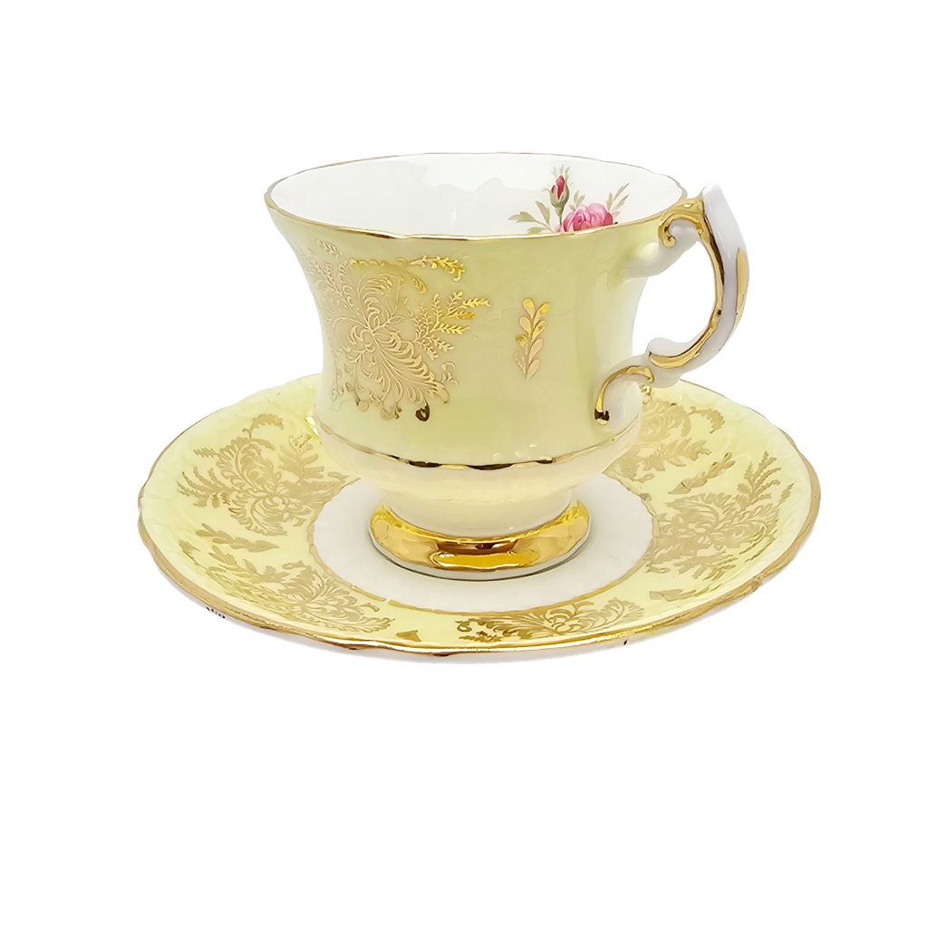 Vintage Paragon Porcelain Cup & Saucer | English Bone China Rose Teacup Set