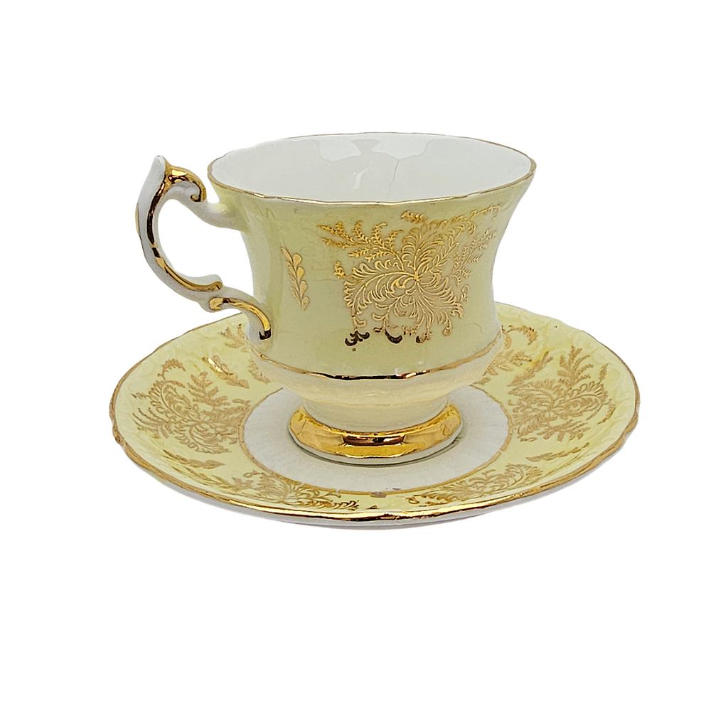 Vintage Paragon Porcelain Cup & Saucer | English Bone China Rose Teacup Set