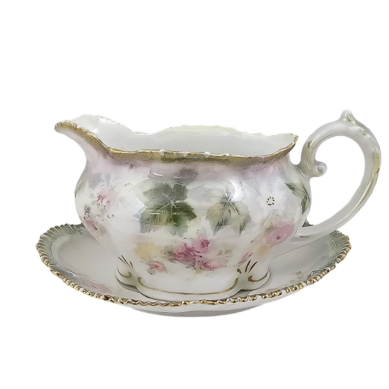 prussia creamer with underplate