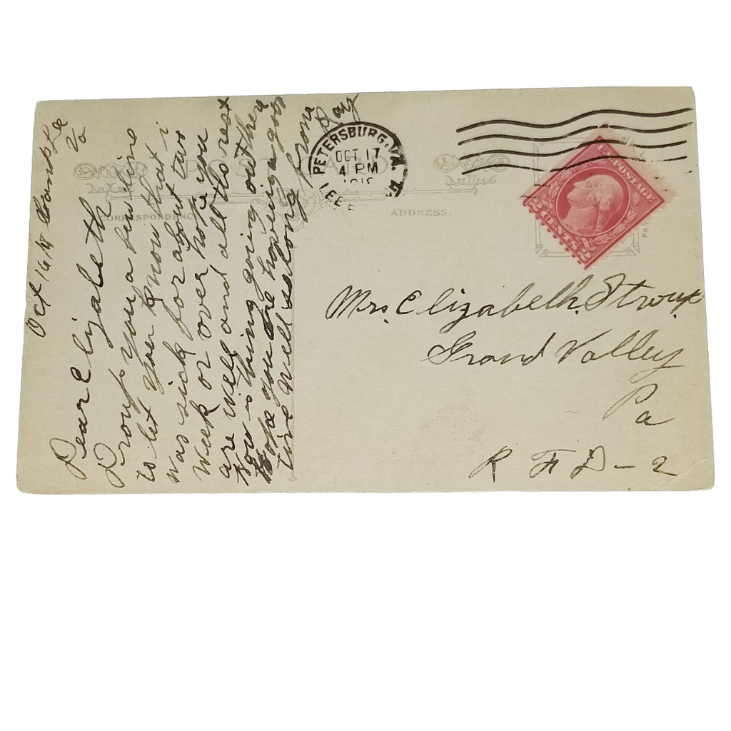WWI Postcard Soldier with Love Near Shore Artist Archie Gunn Romance Card
