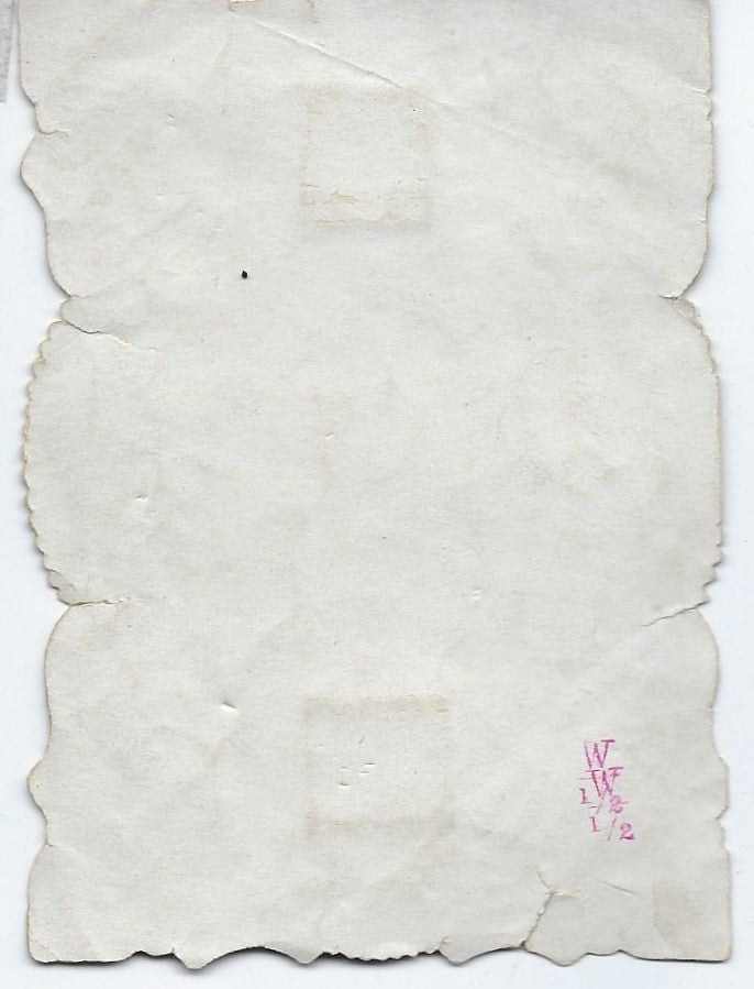 Antique Embossed Paper Valentine with Applied Lace by George Whitney Circa 1880s