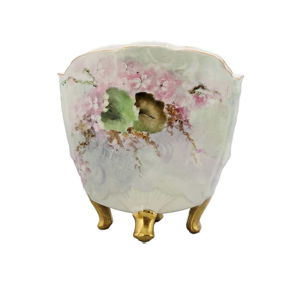 Limoges Redon Porcelain Letter Holder Vase