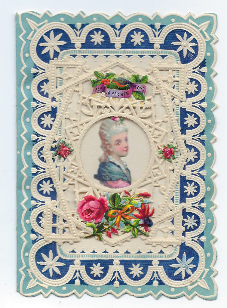 Antique Valentine Card Circa 1870-1890 Anonymous Publisher