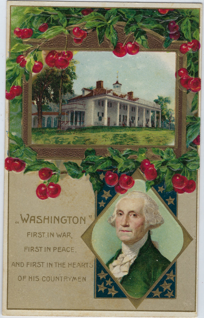 President George Washington Mount Vernon Hanging Cherries Winsch Publishing
