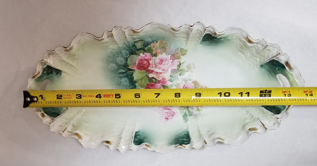 RS Prussia Porcelain Tray Wavy Scalloped Border Mold 259