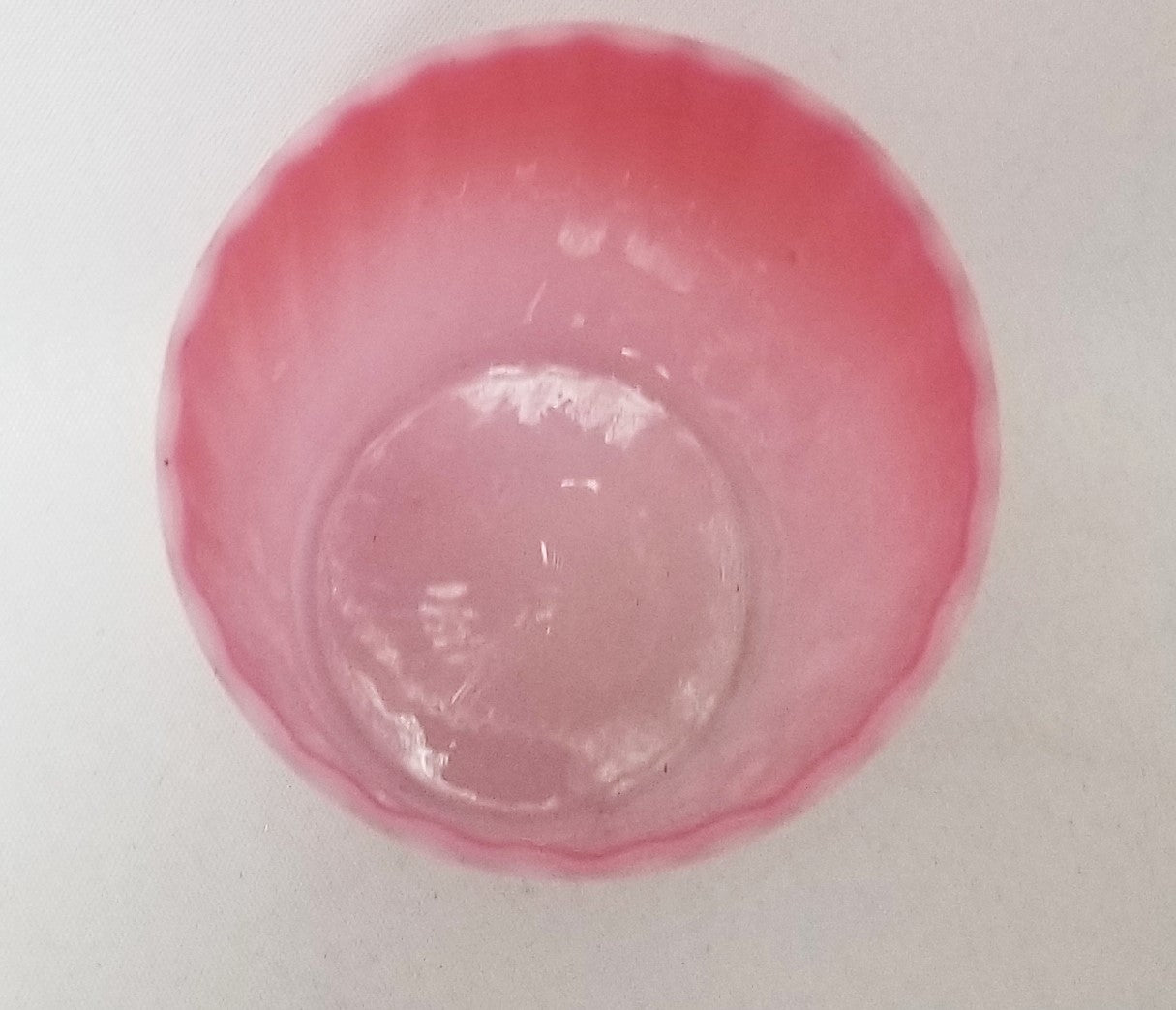 Rare Hobbs Brockunier Neapolitan Pink Opaline Stripe Tumbler