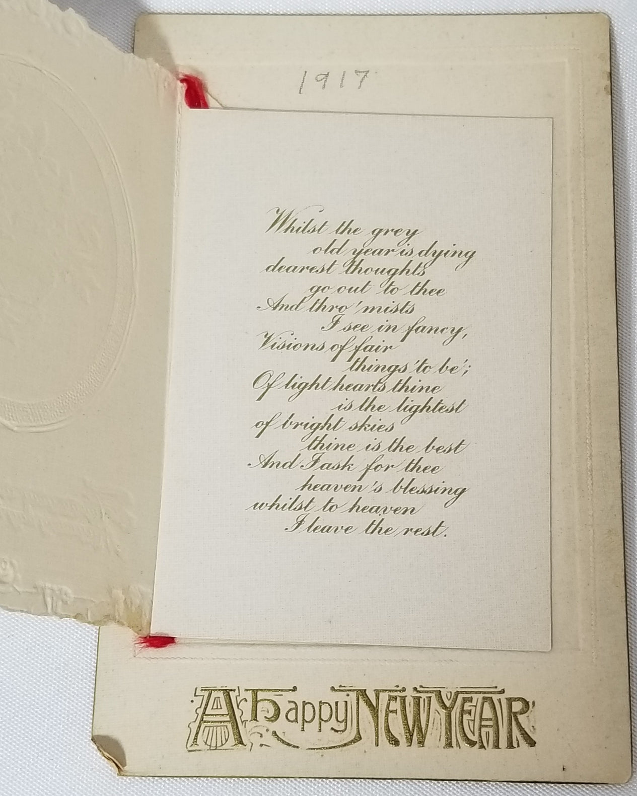 John Winsch New Year Booklet Style Postcard